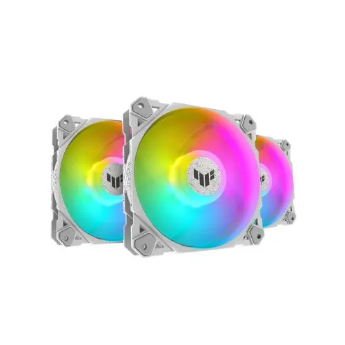 PACK FAN ASUS TUF GAMING 3 X FAN TF120A1R WITH CONTROLLER WHITE
